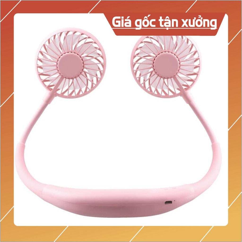 [HÀNG SẴN] Quạt Treo Cổ Mini Sạc Pin Cực Rảnh Tay Kèm Ảnh Thật | BigBuy360 - bigbuy360.vn