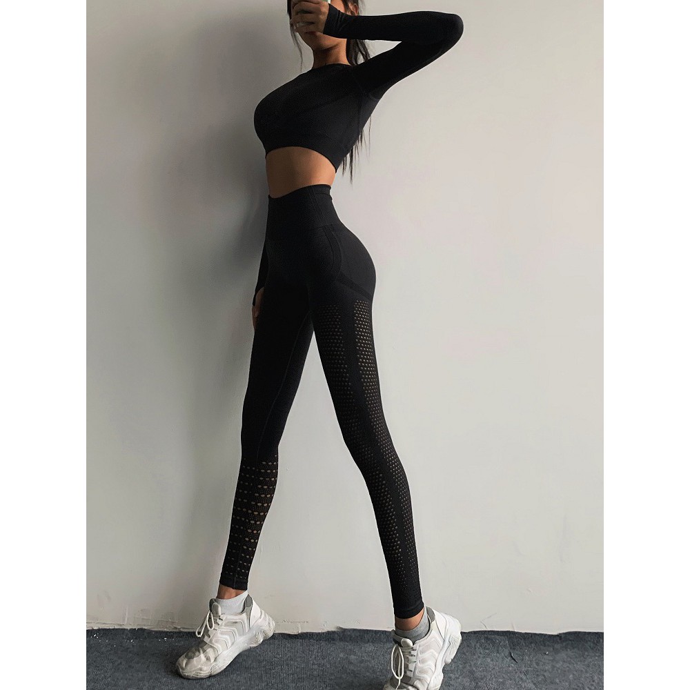 YWBIN đồ tập yoga Set bộ tập thể thao,Bộ đồ tập,1 bộ/2c(Bra +quần dài),bộ tập gym