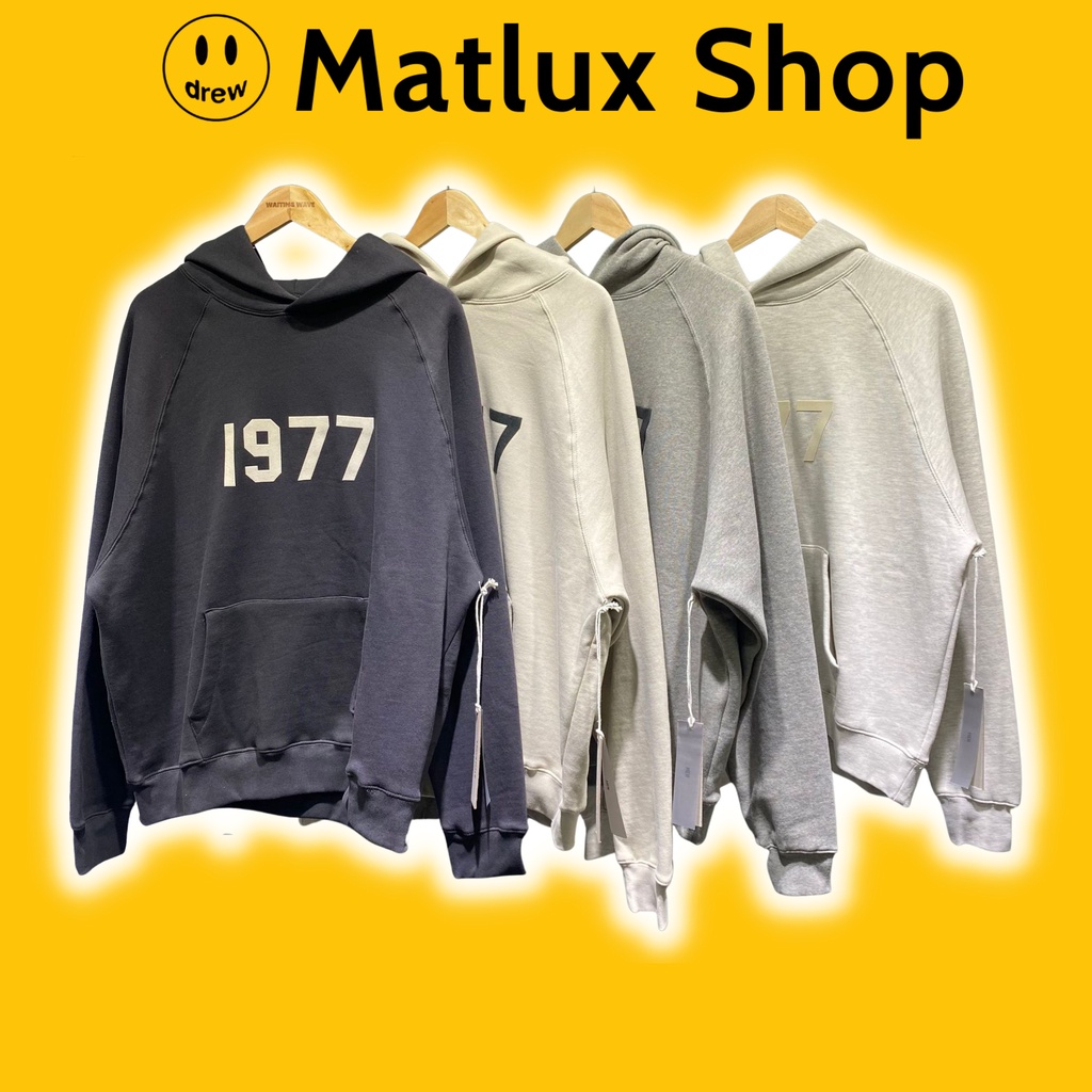 [BEST QUALITY] Áo hoodie FEAR OF GOD ESSENTIALS SS22 1977 chất liệu nỉ bông cao cấp, Áo khoác nỉ 197