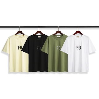 Áo Thun Tay Ngắn In Chữ Fear Of God 3m Phản Quang Độc Đáo Cho Cặp Đôi