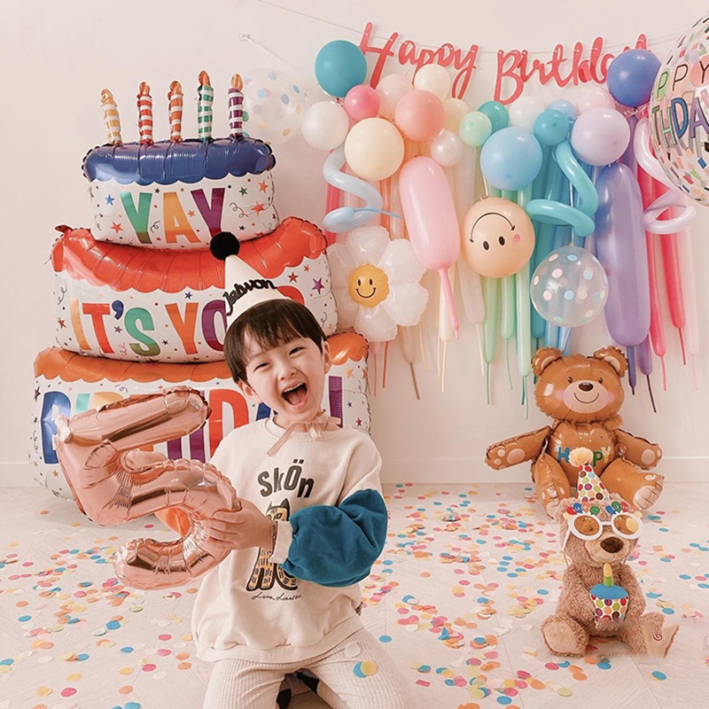 Bong Bóng Nhôm Nhiều Màu Trang Trí Tiệc