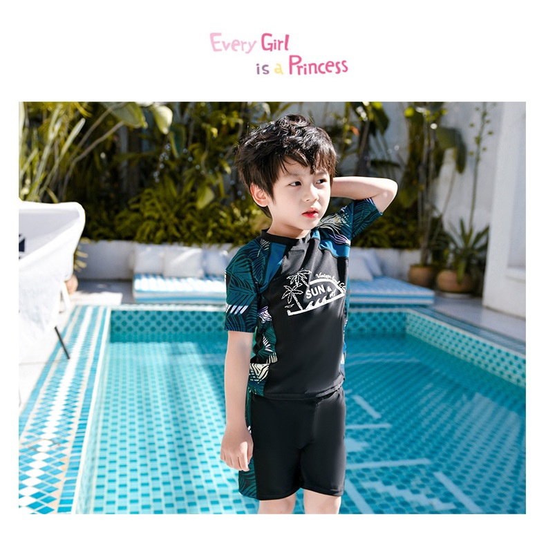 Đồ bơi cho bé trai chất liệu thun bơi cao cấp size từ 7-65kg