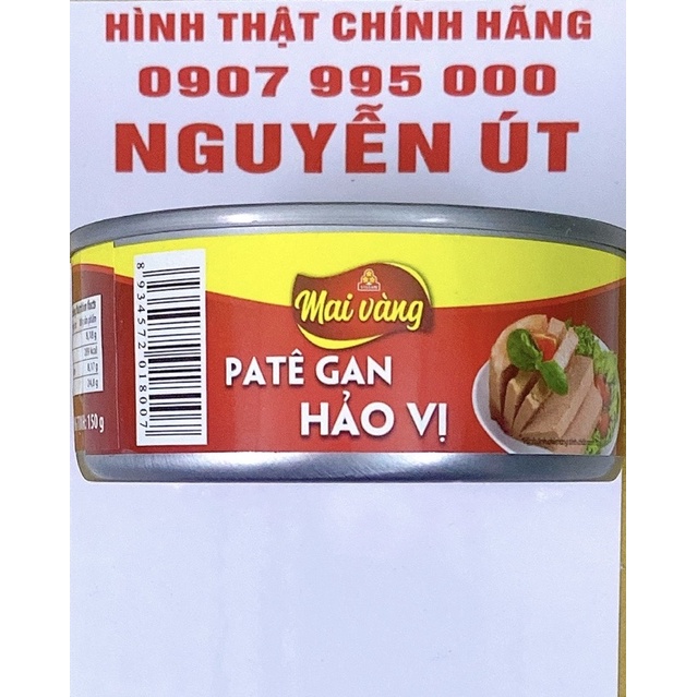 pate gan hảo vị mai vàng vissan 150g