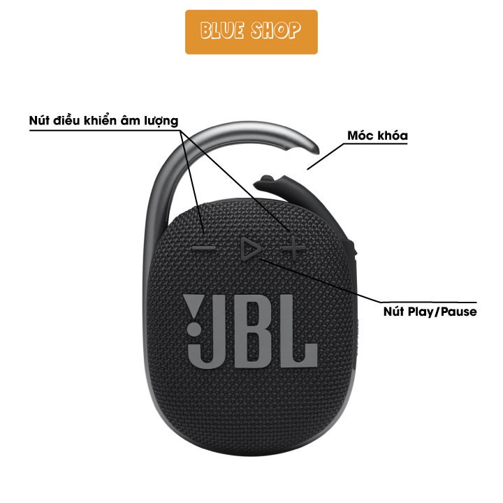 Loa BLUETOOTH mini jbl clip 4 Chống Nước IP67,jbl clip 4 không dây,Loa  Di Động Ngoài Trời Có Móc,jbl clip 4