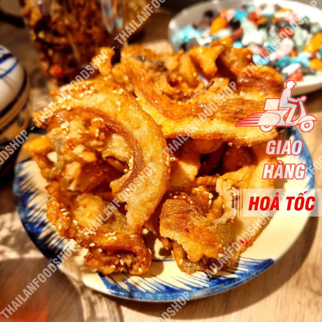 Ba Rọi Cháy Tỏi Ớt  Lon 250Gram &amp; Túi 1KG