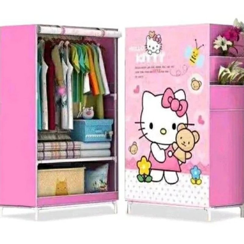 Tủ Quần Áo Hình Hello Kitty Xinh Xắn Tiện Dụng