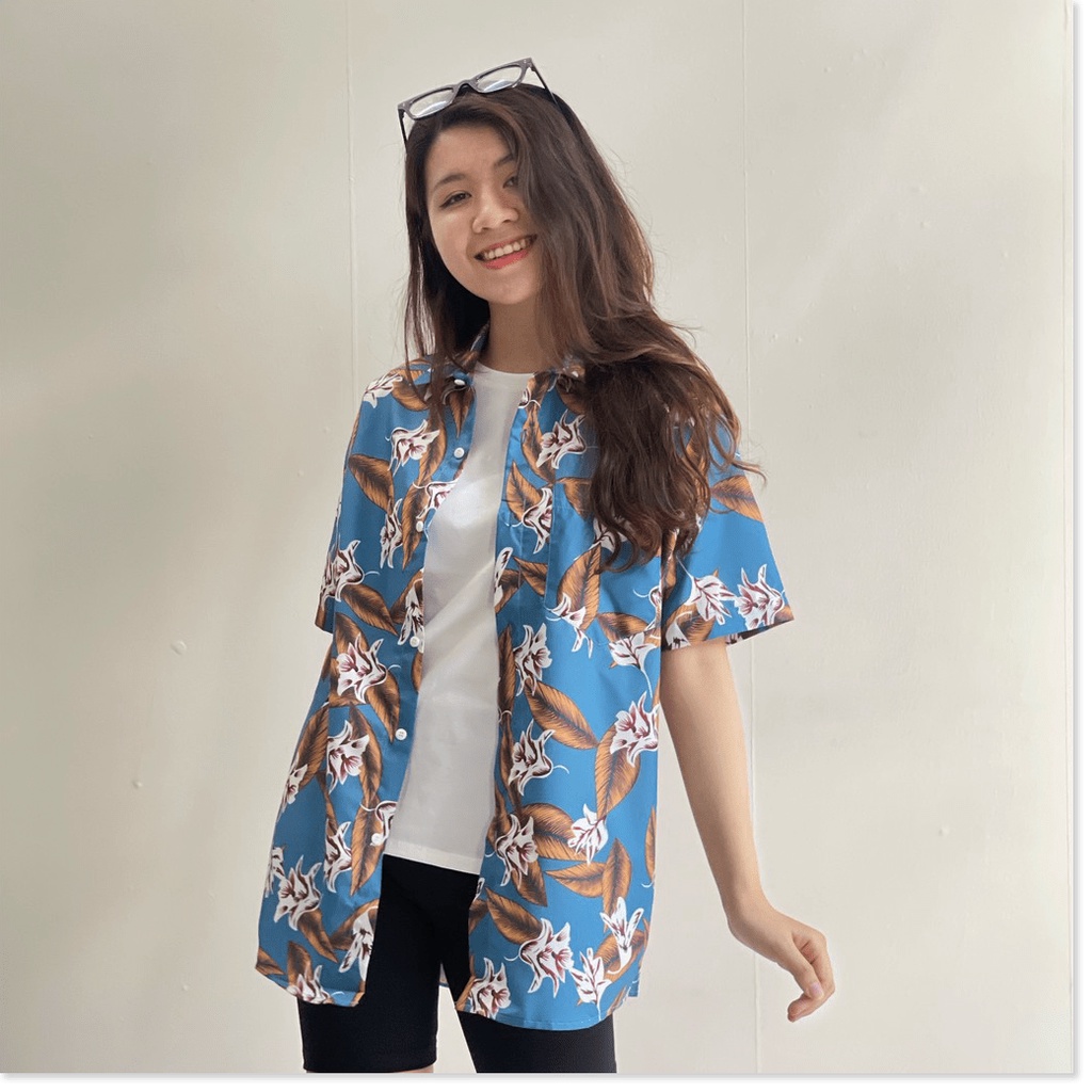 ÁO SƠ MI FORM RỘNG DÀNH CHO NỮ HOẠ TIẾT ĐỘC LẠ MỚI LẠ , PHONG CÁCH KME FASHION