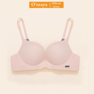 Áo lót nữ đúc su thông hơi, áo ngực không gọng cao cấp túi Zip OMAYA - AL06