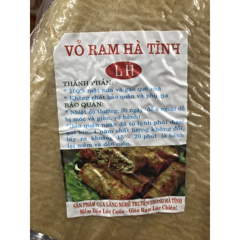 Vỏ Ram Hà Tĩnh Tập 50/100 Lá chuẩn loại 1 hút chân không