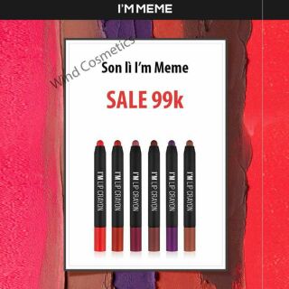 SON LÌ MEMEBOX I'm Matte Lip Crayon SALE 99K