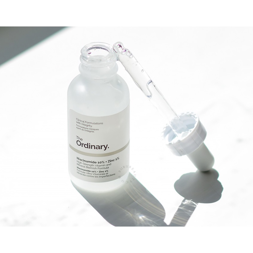 Serum The Ordinary Niacinamide 10% + Zinc 1% Giảm Dầu, Bớt mụn, Mờ Thâm 30ml