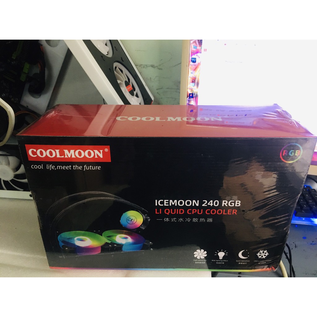 Tản nhiệt nước AIO CoolMoon IceMoon 240 RGB - Full Seal