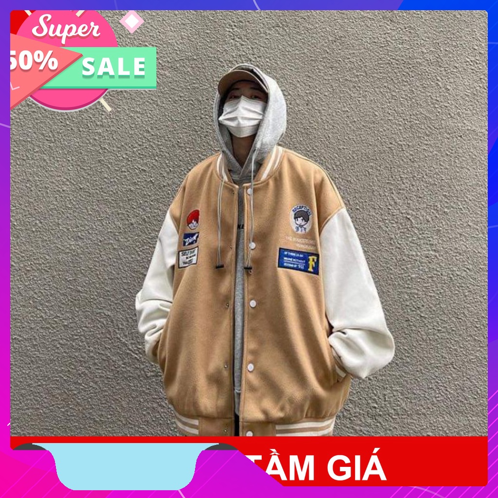Áo khoác bomber nỉ IN DINER form rộng Unisex Áo bomber nỉ Cardigan trần bông  trẻ