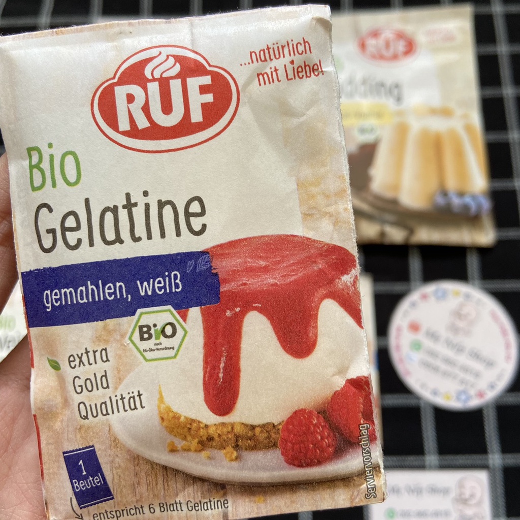 Gelatine hữu cơ Ruf / Ewald