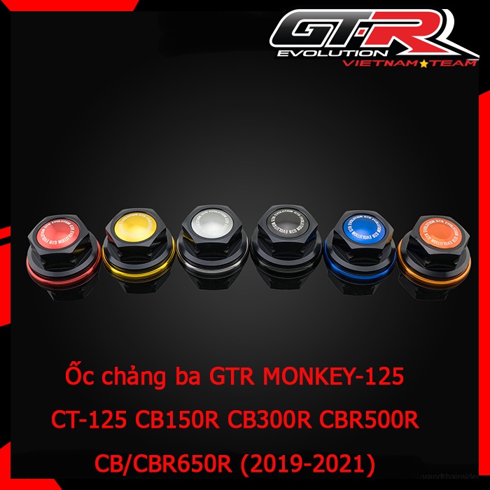 Ốc chảng ba GTR MONKEY125 CT125 MSX CB150R CB300R CBR500R CB/CBR650R (2019-2021) chính hãng thái lan