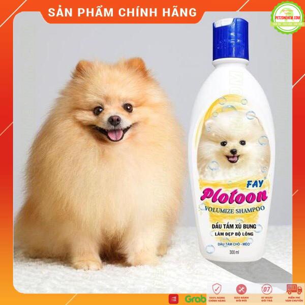 Sữa tắm FAY PLOTOON Volumize cho chó lông xù 300ml ️ FREESHIP ️ Dầu tắm xù bung, làm đẹp bộ lông cho các giống chó mèo