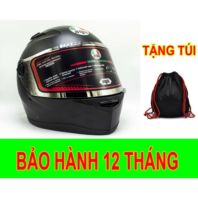 Mũ Fullface AGU nhiều tem lựa chọn