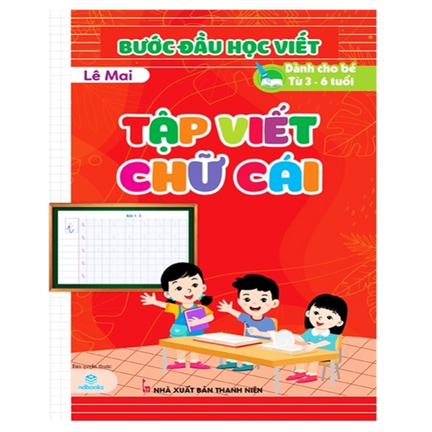 Sách - Combo 5 Quyển Bước đầu học viết