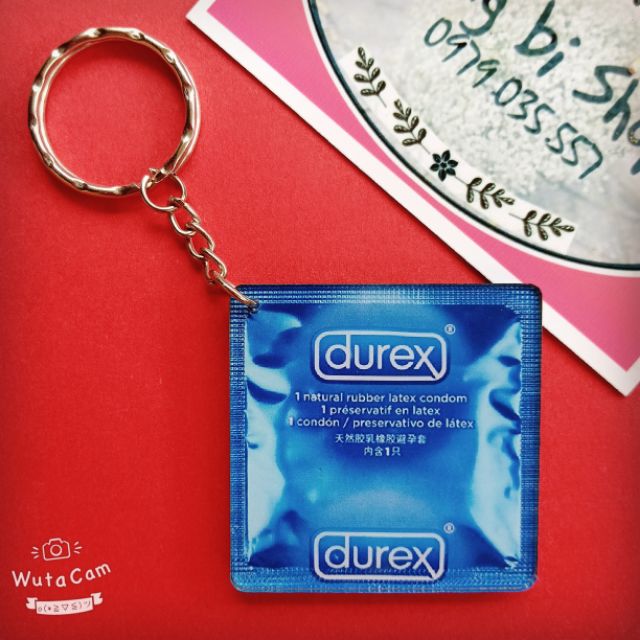 Móc khoá Durex - Móc khoá in hình theo yêu cầu