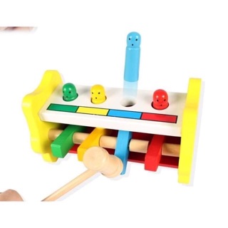 Bộ đồ chơi gỗ đập chuột vận động cho bé