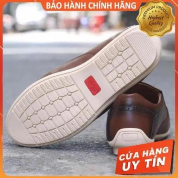 [Sale 3/3]GIÀY LƯỜI DA BÒ CLARKS PATINA NÂU TREND 2020 -pi9 *