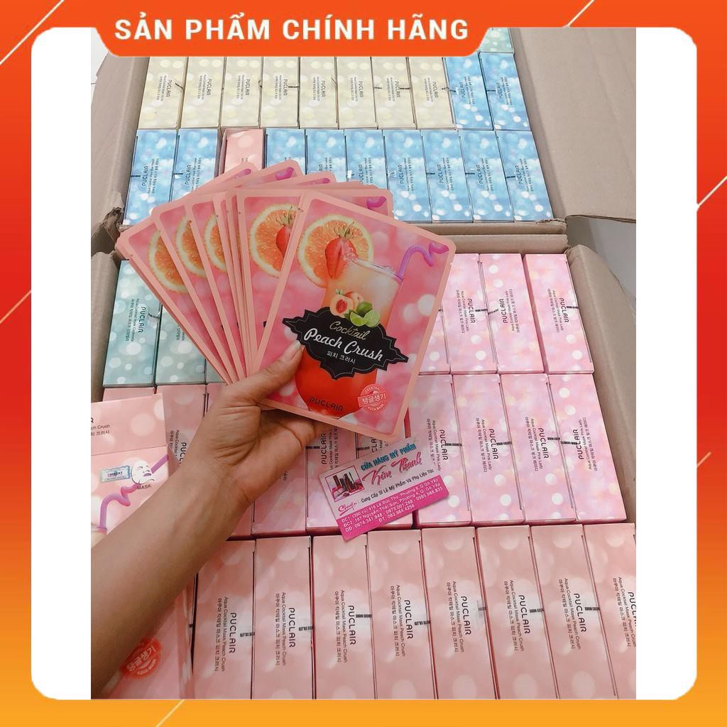 combo 10 Mặt Nạ Giấy Puclair Cocktail đủ loại