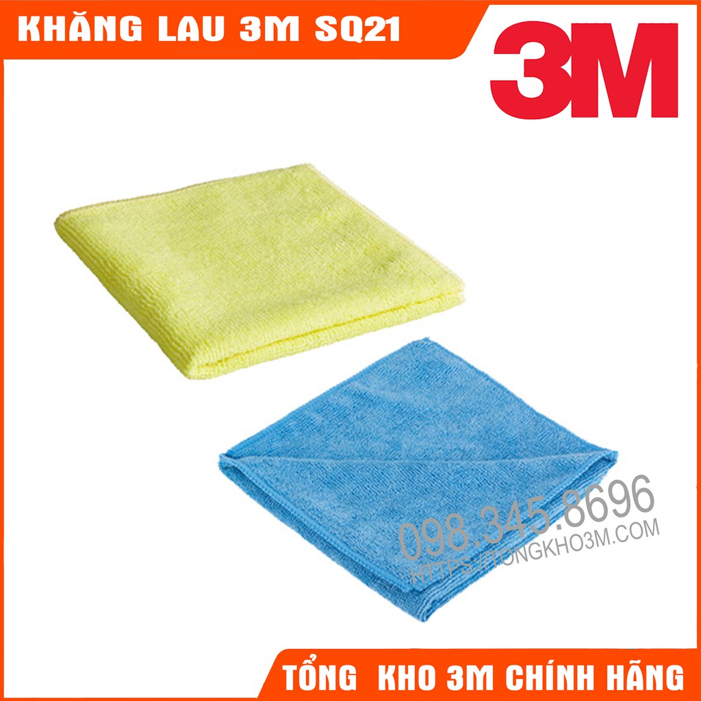 Khăn Lau Đa Năng Siêu Sạch Microfiber 3M Scotch Brite SQ21 36x36cm