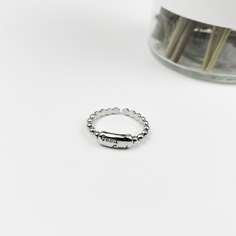[Giao Hàng Miễn Phí] Nhẫn Hở Hình Mặt Cười goodluck Thời Trang Hàn Quốc Độc Đáo Dễ Phối Đồ 22507