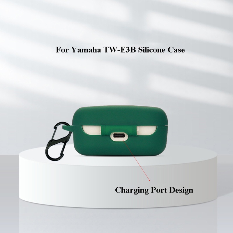Vỏ Bảo Vệ Hộp Sạc Tai Nghe Không Dây Bằng Silicon Chống Sốc / Bụi Bẩn Dễ Giặt Cho Yamaha Tws E3B Silicone