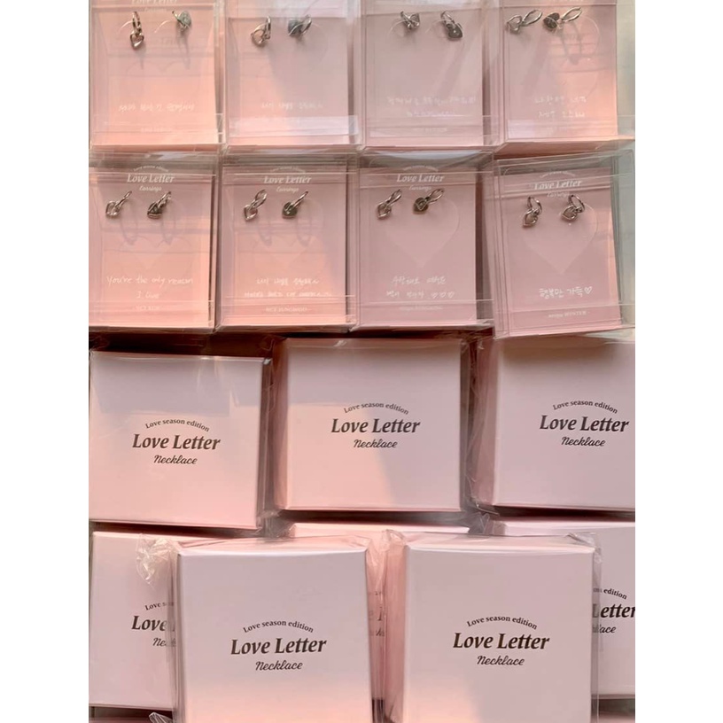 Khuyên tai vòng cổ LOVE SEASON SM NCT