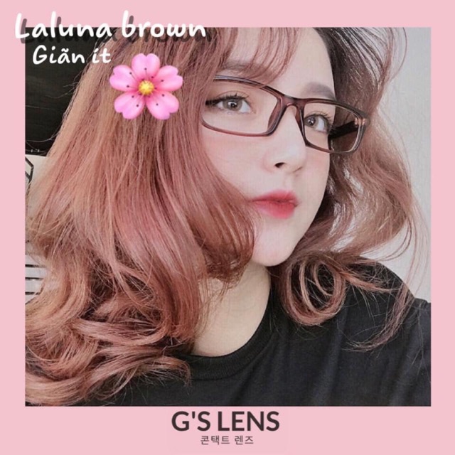 Kính áp tròng - laluna brown lens