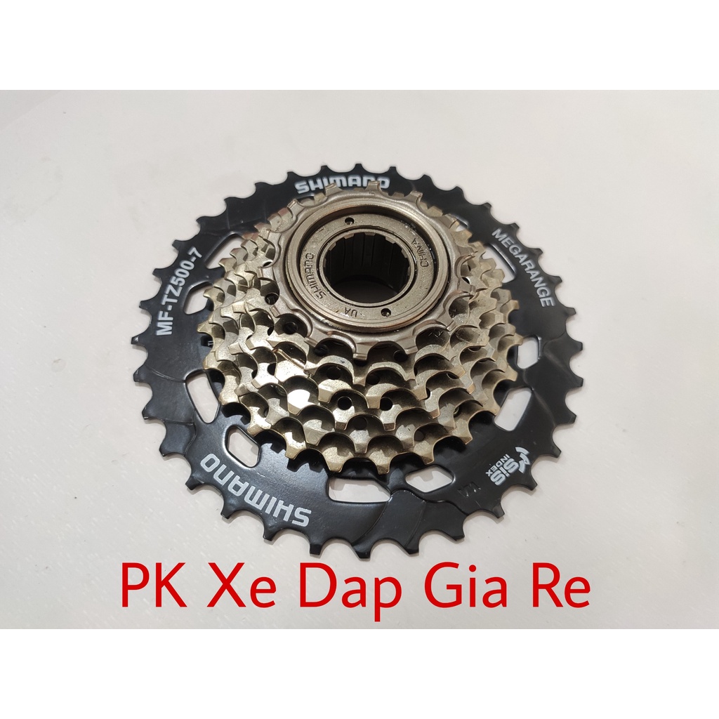 Líp vặn 7 Tốc Độ Shimano MF-TZ500-7 Dành Cho Xe Đạp Leo Núi MTB 14-34T