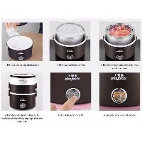 Hộp cơm cắm điện Playbear 3 tầng DFH-2019