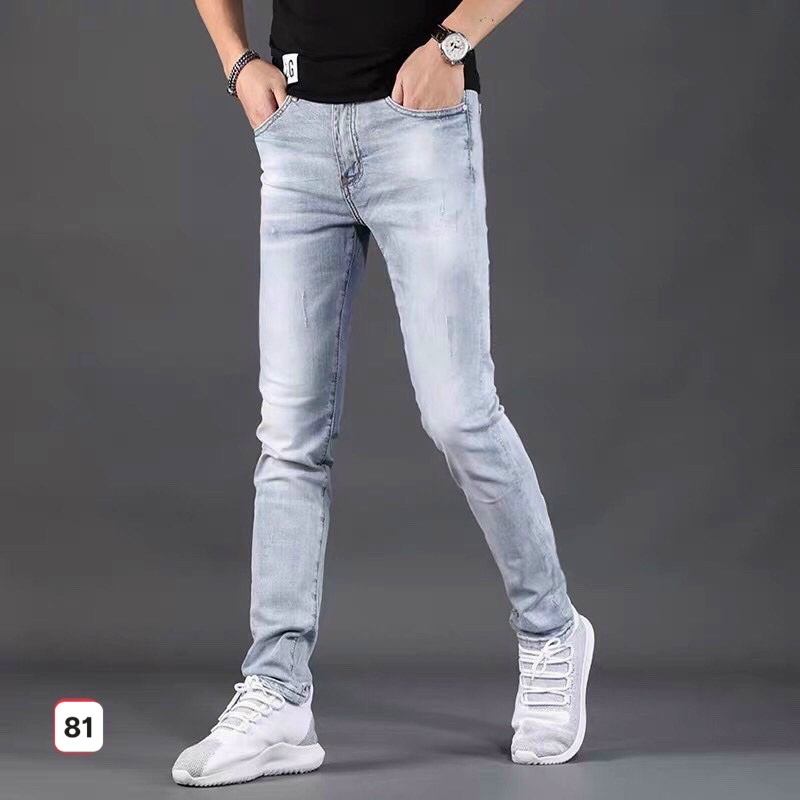 Quần Jean Nam Cao Cấp 💝Freeship💝 Quần Bò Nam Rách Xước Quần Rin Nam Cao Cấp Co Giãn HU710 | BigBuy360 - bigbuy360.vn