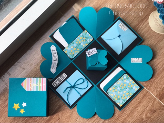 Hộp quà dán ảnh - size 10cm | BigBuy360 - bigbuy360.vn