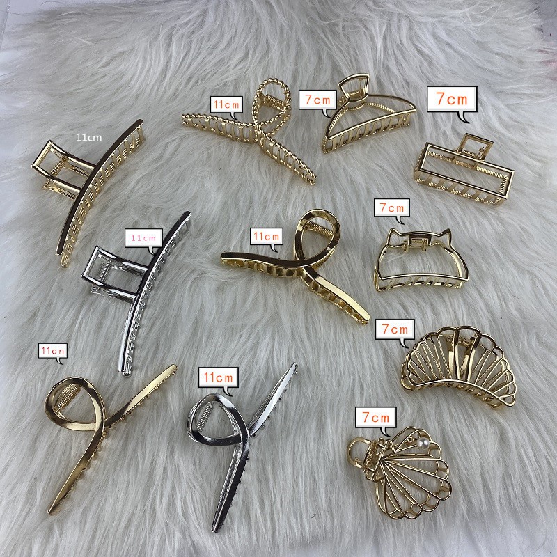 Kẹp tóc Hàn Quốc cặp tóc càng cua kim loại xinh xắn dành cho nữ mit Store