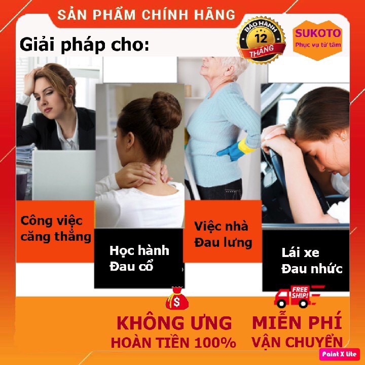 Đai Massage VISA Đấm Lưng, Vai, Cổ, Gáy - CHÍNH HÃNG NHẬT BẢN - SALE SIÊU HOT 30%