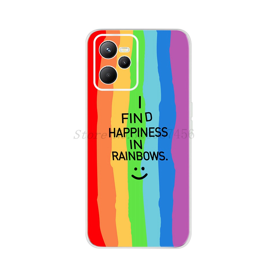 Ốp Điện Thoại TPU Mềm In Hình Bướm Hoạt Hình Cho OPPO Realme C35 2022 RealmeC35 RMX3511 C 35