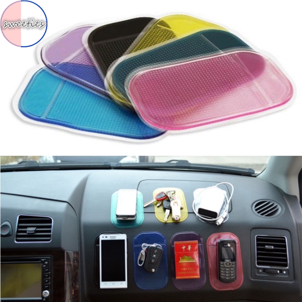 Miếng dán silicon thần kì chống trượt giữ điện thoại tiện dụng để trên xe hơi