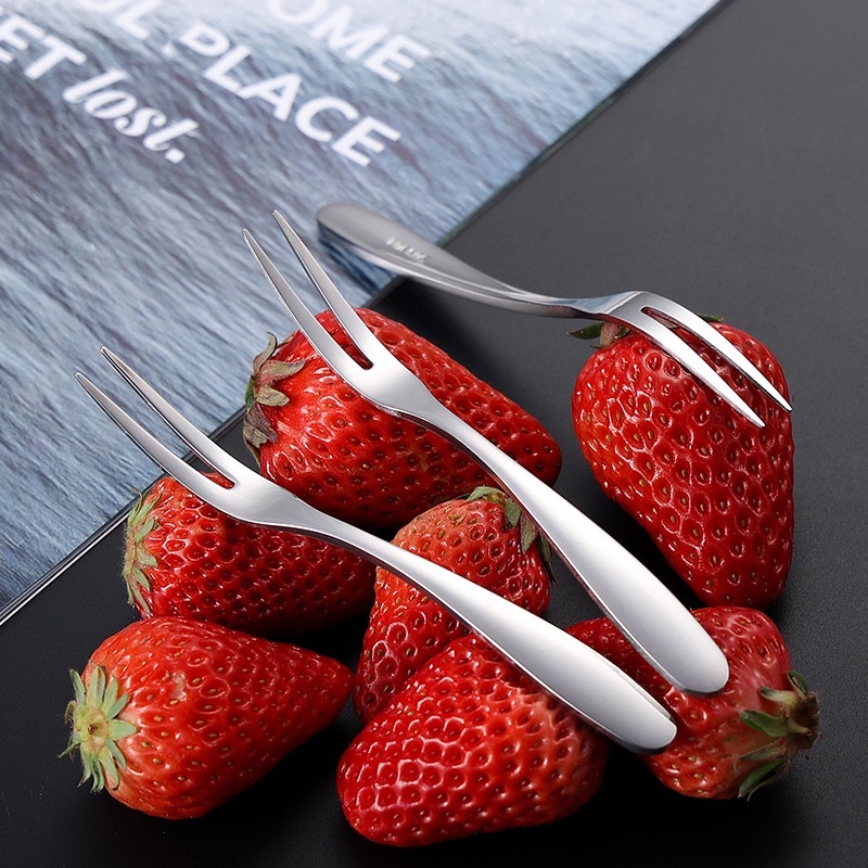 Nĩa ăn trái cây, nĩa ăn bánh mức inox 304 phong cách sang trọng cao cấp