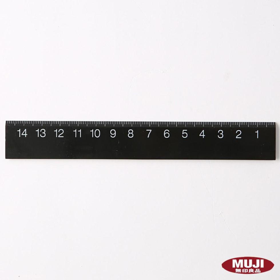 THƯỚC ĐEN 15cm - MUJI JAPAN