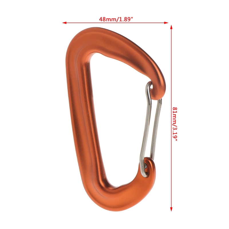 ★yong♣  Aviation Aluminum 12KN Hammock Safety Balance Carabiner Clasp Camping Outdoor