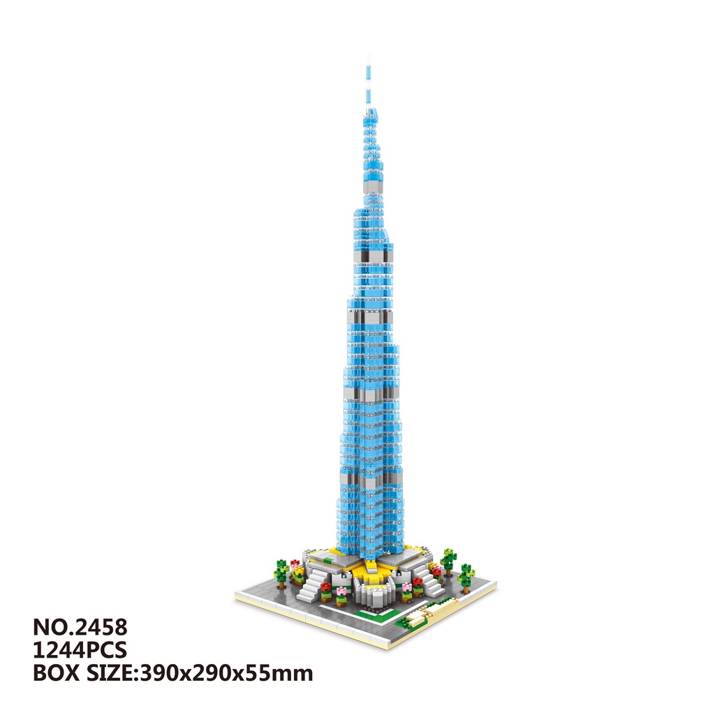 ĐỒ CHƠI XẾP HÌNH LẮP RÁP KIẾN TRÚC KỲ QUAN THẾ GIỚI, Burj Khalifa