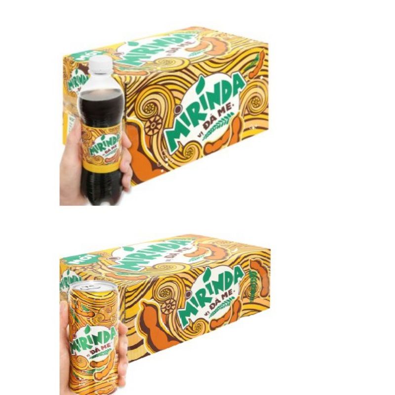 [freeship70k] Thùng 24 lon/24 chai Mirinda đá me 330ml