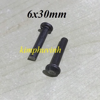 20 CON - 6x30mm ĐINH TÁN - TÁN RIVE - RIVE SẮT 6LI