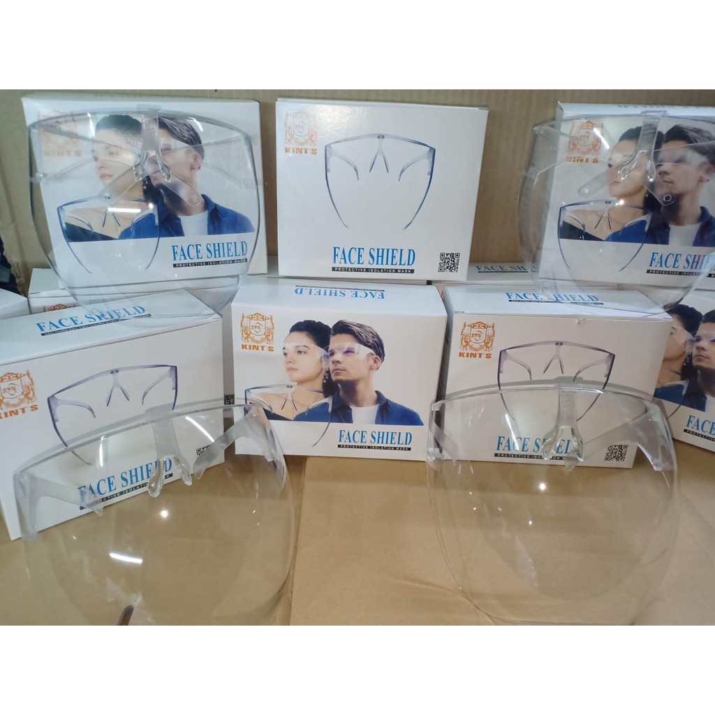 KÍNH BẢO HỘ KIẾNG MICA TRONG SUỐT KIN'S ( KHUÔNG MẶT)