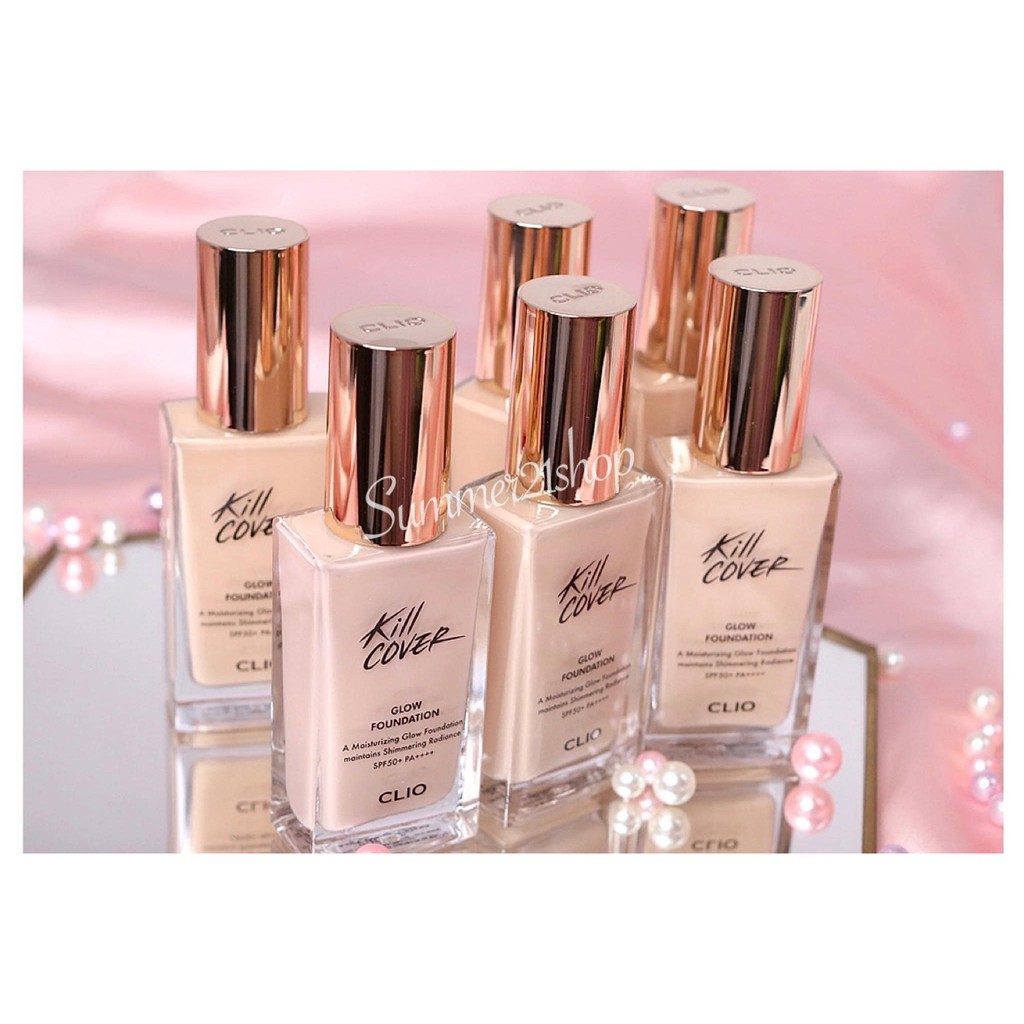 Kem nền căng bóng Clio Kill cover glow foundation 15g