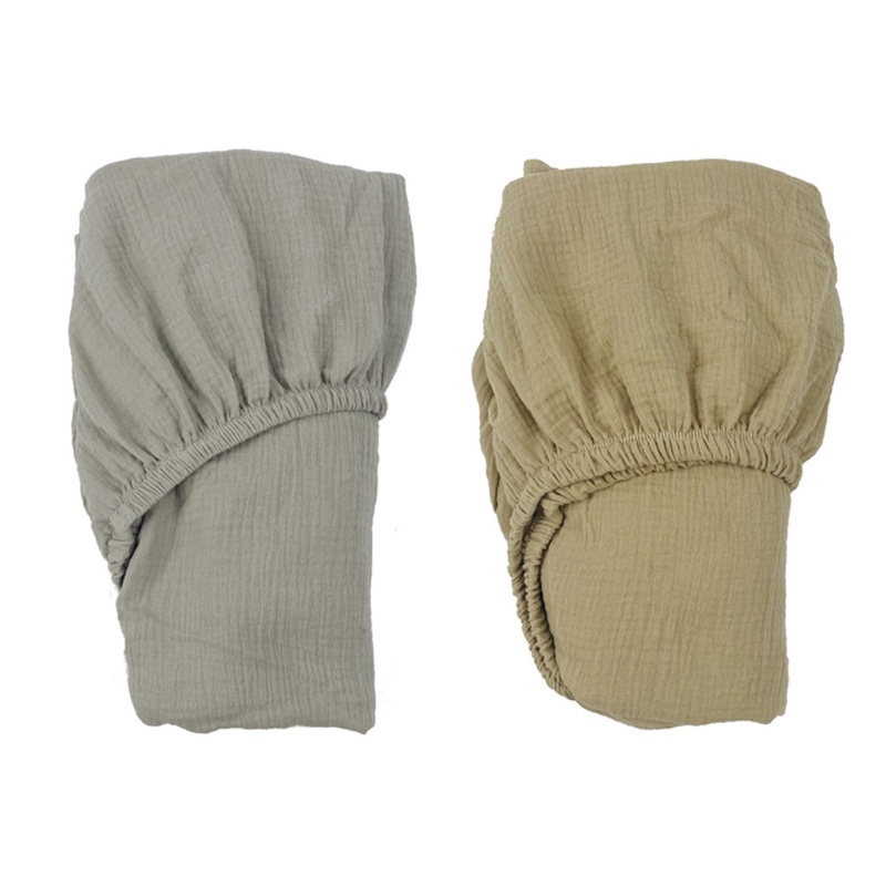 Ga Trải Giường Chất Liệu Cotton Mềm Mại Màu Trơn Kích Thước 70x130x22cm Tiện Dụng Cho Bé Sơ Sinh