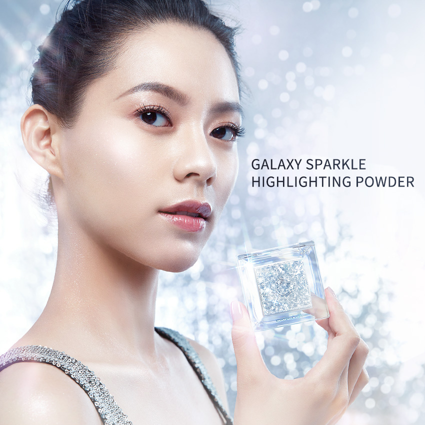 Phấn Bắt Sáng Carslan Galaxy Shine 3.5g Cao Cấp Trang Điểm Tiện Dụng