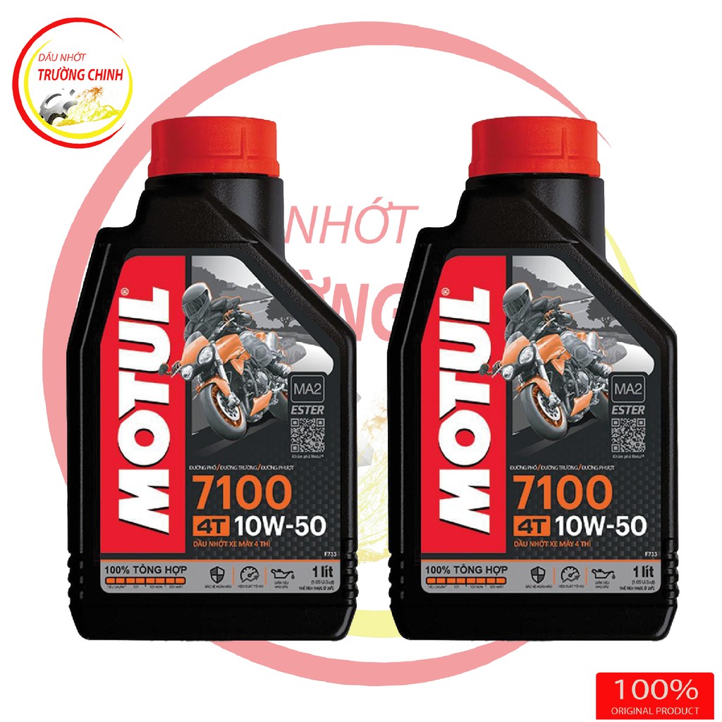 Nhớt Motul 7100 10W50 dành cho xe số xe côn Bình 1L